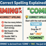 Comming or Coming: Correct Spelling Explained