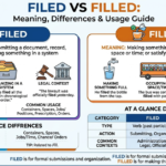 Filed vs Filled: Meaning, Differences & Usage Guide