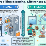 Filing vs Filling: Meaning, Differences & Usage