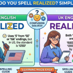 How Do You Spell Realized Simple Guide