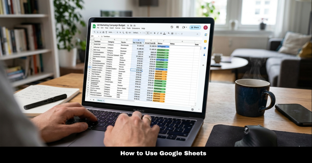 How to Use Google Sheets