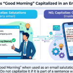 Is “Good Morning” Capitalized in an Email?