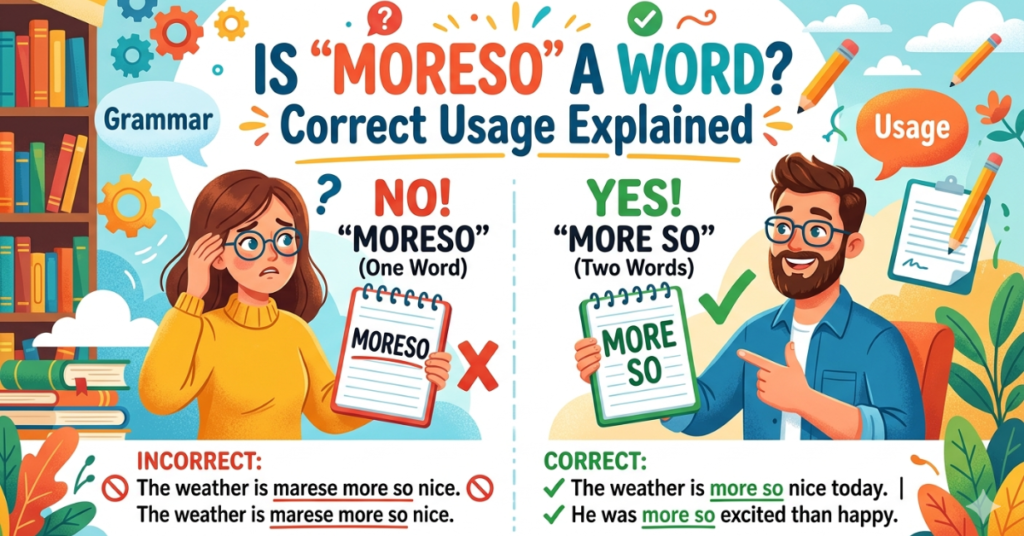 Is “Moreso” a Word? Correct Usage Explained