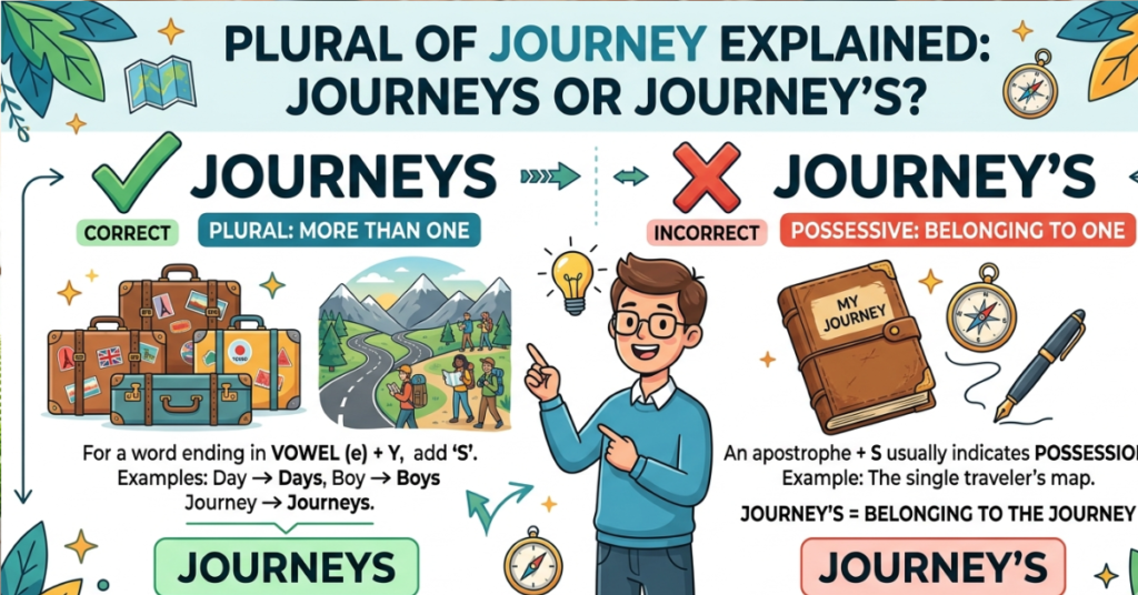 Plural of Journey Explained Journeys or Journey’s