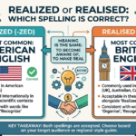 Realized or Realised Which Spelling Is Correct