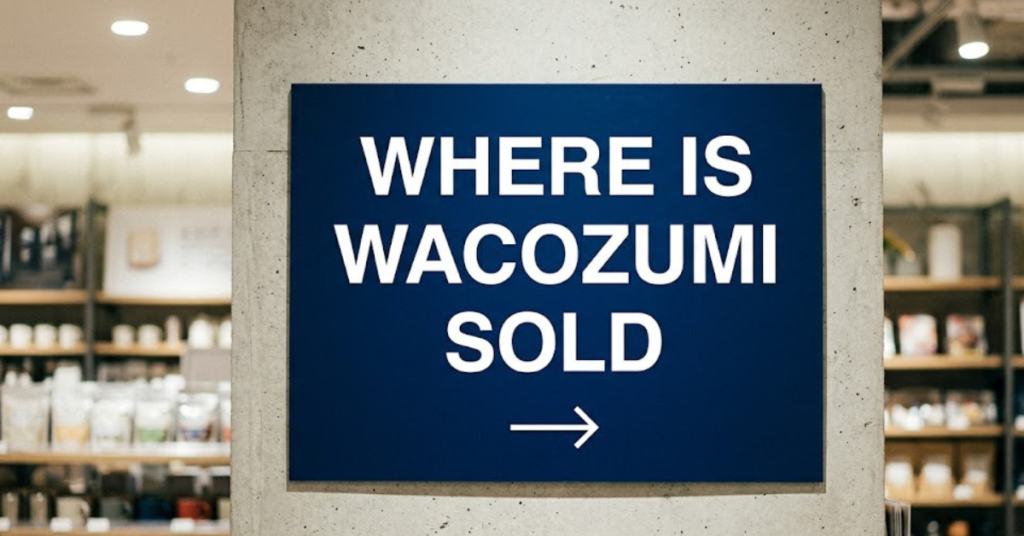 Where Is Wacozumi Sold? What Buyers Should Know