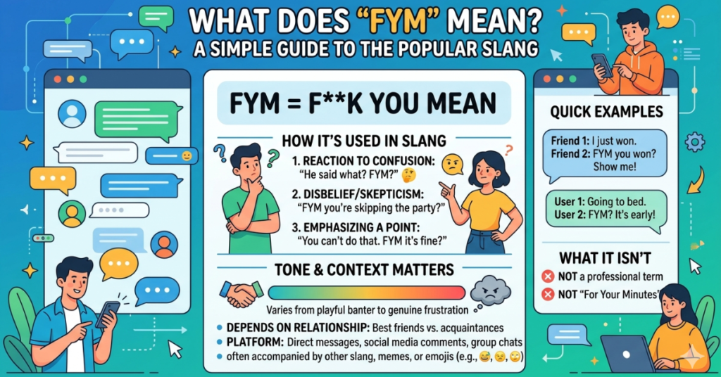 What Does FYM Mean Simple Guide to This Popular Slang