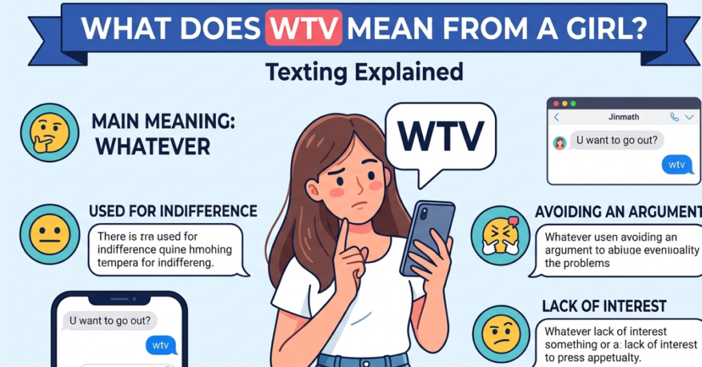 What Does WTV Mean From a Girl? Texting Explained