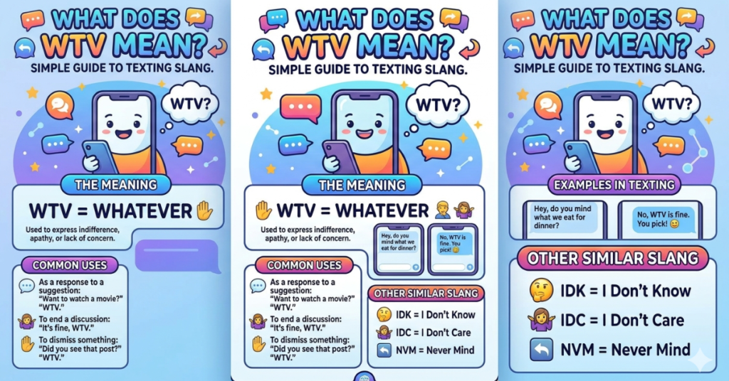 What Does WTV Mean? Simple Guide to Texting Slang