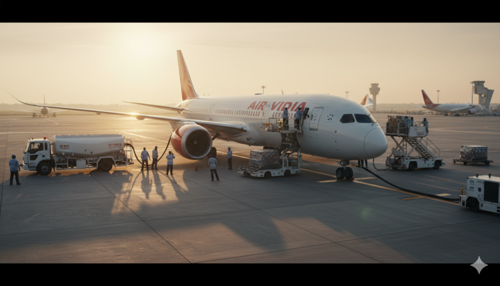 Air India Flight Turnaround